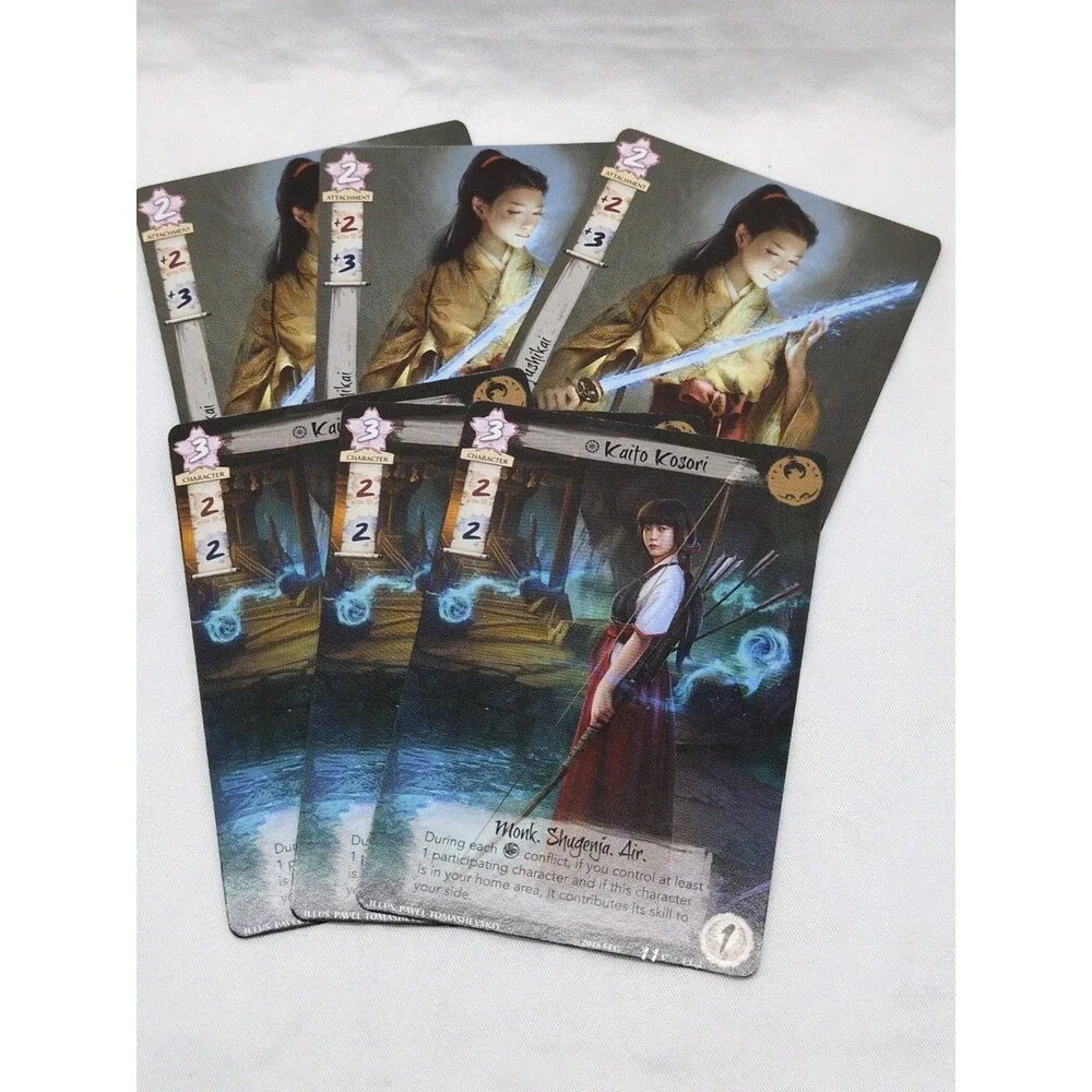 (6) Legend Of The Five Rings The Sword And The Spirits LCG Promo Cards